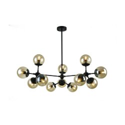 Подвесная люстра, вид арт-деко BOLLA Arte Lamp цвет:  черный - A1664SP-12BK