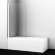 Стеклянная шторка на ванну Leine 35P01-80WHITE 140x80 WasserKRAFT цвет: белый Стеклянная шторка на ванну Leine 35P01-80WHITE 140x80 WasserKRAFT цвет: белый