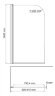 Стеклянная шторка на ванну Leine 35P01-80WHITE 140x80 WasserKRAFT цвет: белый Стеклянная шторка на ванну Leine 35P01-80WHITE 140x80 WasserKRAFT цвет: белый