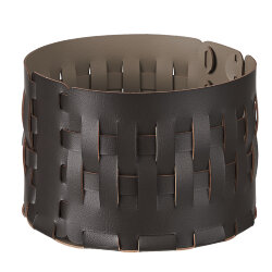 Корзинка Bottega шоколад, 12х12 кожа ADJ - 1512.06