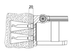 Keuco Крепёжный комплект № 10, Plan care - 34996 000100