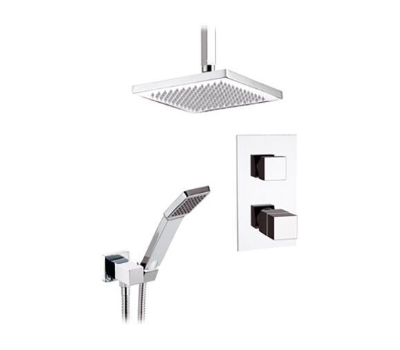 Душевой комплект Remer Qubika Thermo QT92S22, цвет хром