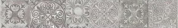 Керамика 8x60 серый декор Амалфи Beryoza Ceramica Беларусь