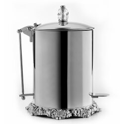 3SC Ведро с крышкой, педалью, soft close, ручка Swarovski,  Bally цвет: хром арт. FSS65P/05SL