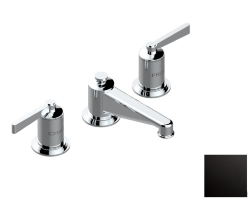 Смеситель для раковины на три отверстия устанавливаемый на борту с донным клапаном, THG Faubourg metal с рукоятками, pvd матовая бронза (F34) - G2U-151 Смеситель для раковины на три отверстия устанавливаемый на борту с донным клапаном, THG Faubourg metal с рукоятками, pvd матовая бронза (F34) - G2U-151