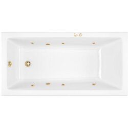 Акриловая ванна Wave 150x70 с гидромассажем Excellent, WAEX.WAV15.SOFT.GL