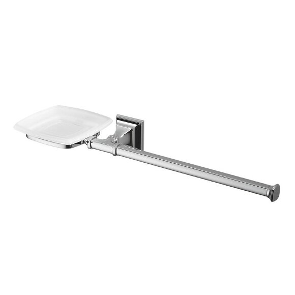 Полотенцедержатель + мыльница, хром Portofino Colombo Design арт. B3274 SX