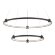 Подвесной светодиодный светильник Comfort Line хай-тек FL5506, Ambrella light цвет: черный
