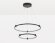 Подвесной светодиодный светильник Comfort Line хай-тек FL5506, Ambrella light цвет: черный