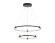 Подвесной светодиодный светильник Comfort Line хай-тек FL5506, Ambrella light цвет: черный