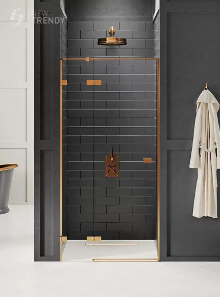 Дверь в нишу 130x200 Avexa copper brushed New Trendy брашированная медь арт. EXK-3541