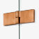 Дверь в нишу 130x200 Avexa copper brushed New Trendy брашированная медь арт. EXK-3541