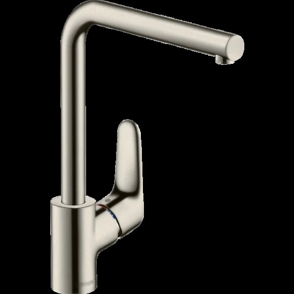 Hansgrohe смеситель для кухни, Eco, Focus M41, матовая нержавеющая сталь арт. 31827800