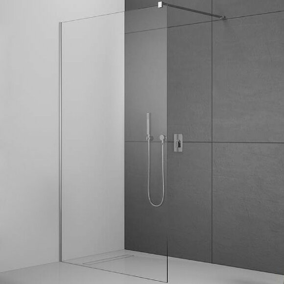 Душевая перегородка 160 профиль хром стекло прозрачное, Radaway Modo New II арт. 389164-01-01