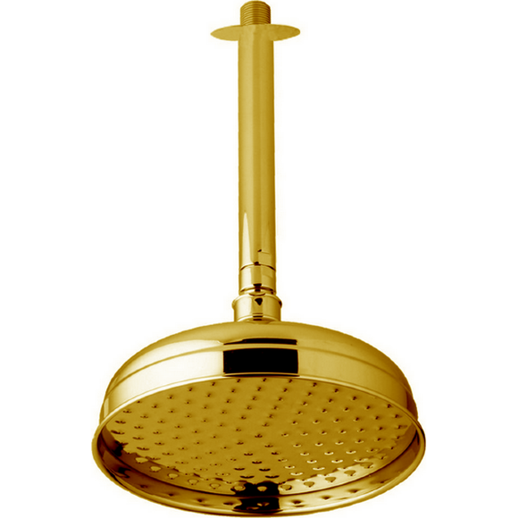 Верхний душ d=200мм, L305, для потолочного крепления CISAL Shower цвет: золото арт. DS01341024