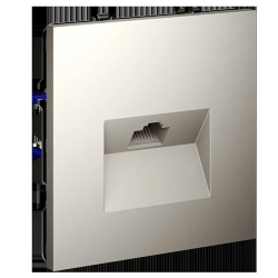 Розетка компьютерная встраиваемая Voltum S70 RJ45 кат.6, цвет: кашемир, арт. VLS060103