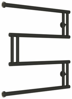 Водяной полотенцесушитель High-Tech+ model "M" 600х600  Сунержа, 15-4050-6060 цвет:  тёмный титан муар