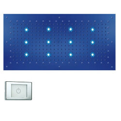Верхний душ 1000 x 500 мм, с 12 LED RGB, блок питания/управления, Cromoterapia BOSSINI Rectangular арт. WI0372.030 цвет: хром Верхний душ 1000 x 500 мм, с 12 LED RGB, блок питания/управления, Cromoterapia BOSSINI Rectangular арт. WI0372.030 цвет: хром