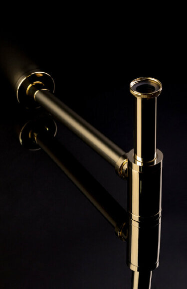 Сифон для раковины (клик-клак приобретается отдельно) Boheme арт. 608-2 цвет: золото