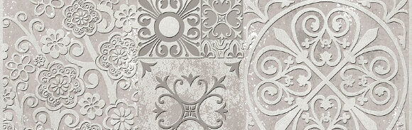 Керамика 10x30 серый декор Амалфи Beryoza Ceramica Беларусь