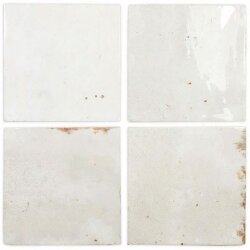 Керамическая плитка ENAMEL SQUARE WHITE 12,5x12,5 см DNA Tiles  арт. 123075