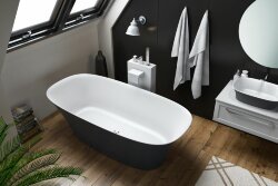 Ванна BLANCHE-FS 180X85 BLACK&WHITE Kolpa-San арт. 561310