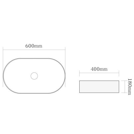 Раковина встраиваемая SantiLine SL-2106 61х40 цвет: белый