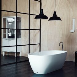 Ванна отдельностоящая 170.5х72х50.5см, Normal Agape, белый глянцевый - AVAS0910ZZ