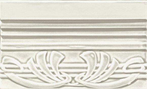 Бордюр TERMINALE DECO 12X20 BIANCO CR GRAZIA  арт. TED5