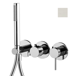 Смеситель для душа Fima Carlo Frattini Spillo Up с ручным душем, цвет: никель брашированный, арт. F3049WX8SN Смеситель для душа Fima Carlo Frattini Spillo Up с ручным душем, цвет: никель брашированный, арт. F3049WX8SN