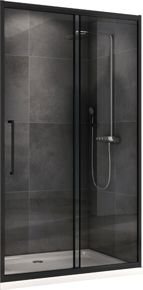 Душевая дверь Schwarzer Diamant 1400мм, Черный, ABBER арт. AG30140BH