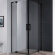 Душевой уголок SLIDER Черный матовый Cezares - SLIDER-A-2-100/110-C-NERO