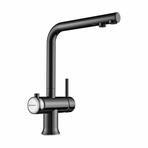 Смеситель Omoikiri Hotaru-GM-WH, цвет: оружейная сталь, арт. 4994053