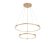 Подвесной светодиодный светильник Comfort Line современный FL5508, Ambrella light цвет: золотой