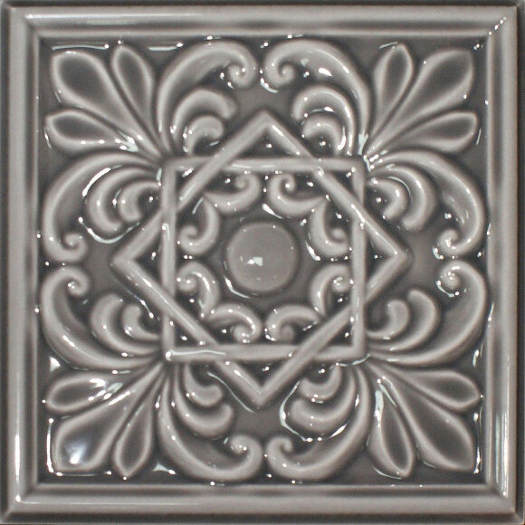 Декор 15X15 CLASSIC 1 BASALT CEVICA арт. CV62792