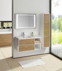 Тумба на базе Sanvit Мэри 4 индивидуальное изготовление цвет: орех седой тёмный