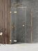 Душевое ограждение L 90x120x200 Avexa gold New Trendy золото арт. EXK-1666