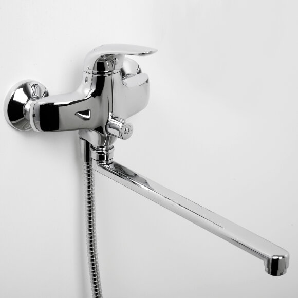 Смеситель для ванны с длинным изливом Rossel 2802L WasserKRAFT цвет: Хром