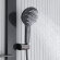Душевая стойка (610x584x1224), GH-9005-GM, Piano Thermostat Digital, Gunmetal, Black&White арт. 9005GM