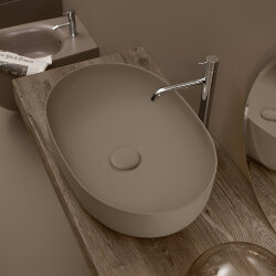 Раковина 60х40 см, без отв., накладная KERASAN Nolita, 534388*0 цвет: Bruno matt Раковина 60х40 см, без отв., накладная KERASAN Nolita, 534388*0 цвет: Bruno matt