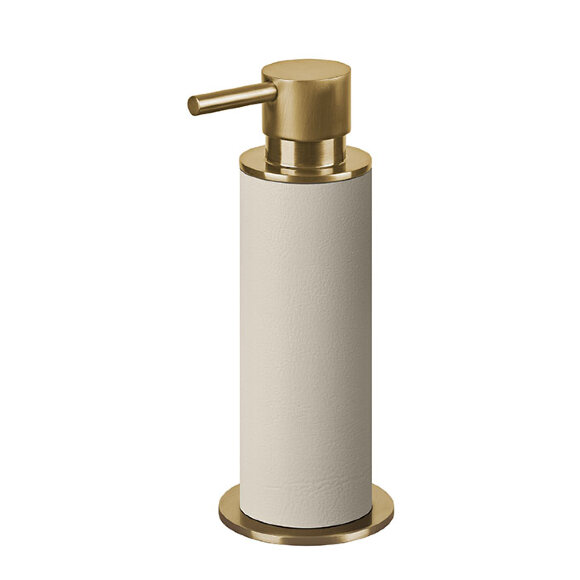 Диспенсер для жидкого мыла ADJ Италия, D7xH19 цвет: Gold (панна котта) арт. 4980.Gold/16