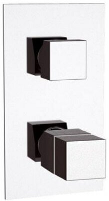 Смеситель для ванны и душа Remer Qubika Thermo QT92 хром