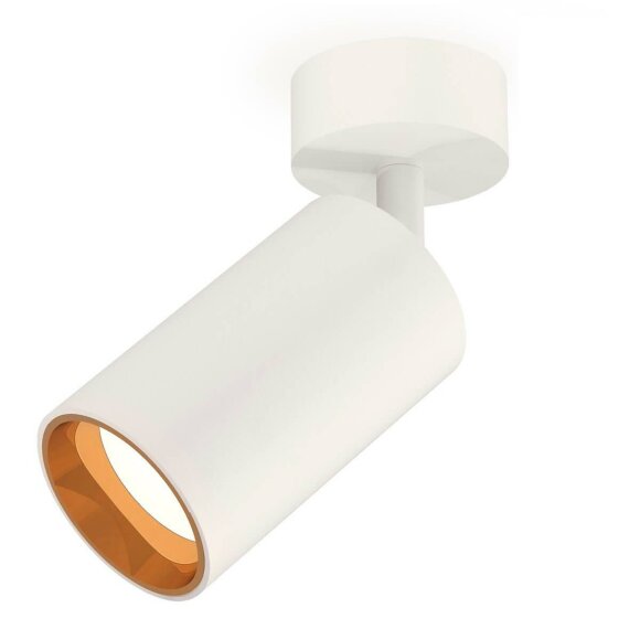 Комплект накладного поворотного светильника SWH/PYG  MR16 GU5.3 (A2202, C6322, N6113) хай-тек XM6322004, Ambrella light цвет: белый