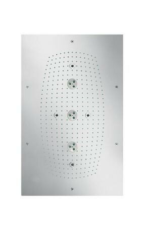 Hansgrohe верхний душ с потолочным креплением скрытого монтажа, без подсветки, Raindance Rainmaker, глянцевый хром арт. 28417000