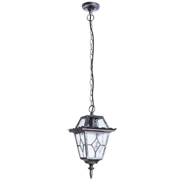 Уличный подвесной светильник, вид замковый 1BS Arte Lamp цвет:  черный - A1355SO-1BS