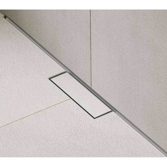 Hansgrohe внешняя часть трапа для душа Minimalistic, 120 см, с регулировкой по высоте, RainDrain, глянцевый хром арт. 56223000