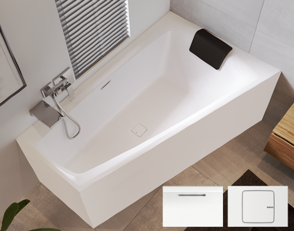 Акриловая ванна STILL SMART 170x110 R LED RIHO FALL RIHO арт. BR03 (BR03C0500K00130)