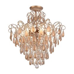 Подвесная люстра, вид дизайнерский 3703 Arte Lamp цвет:  золотой - A3703PL-10GA