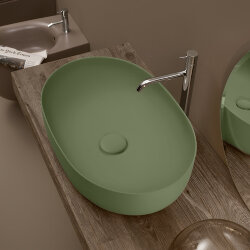 Раковина 60х40 см, без отв., накладная KERASAN Nolita, 534311*0 цвет: Verde Раковина 60х40 см, без отв., накладная KERASAN Nolita, 534311*0 цвет: Verde