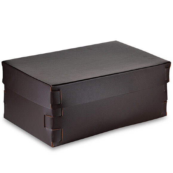 Коробка Snob шоколад, 20х20 кожа ADJ - 3220.06
